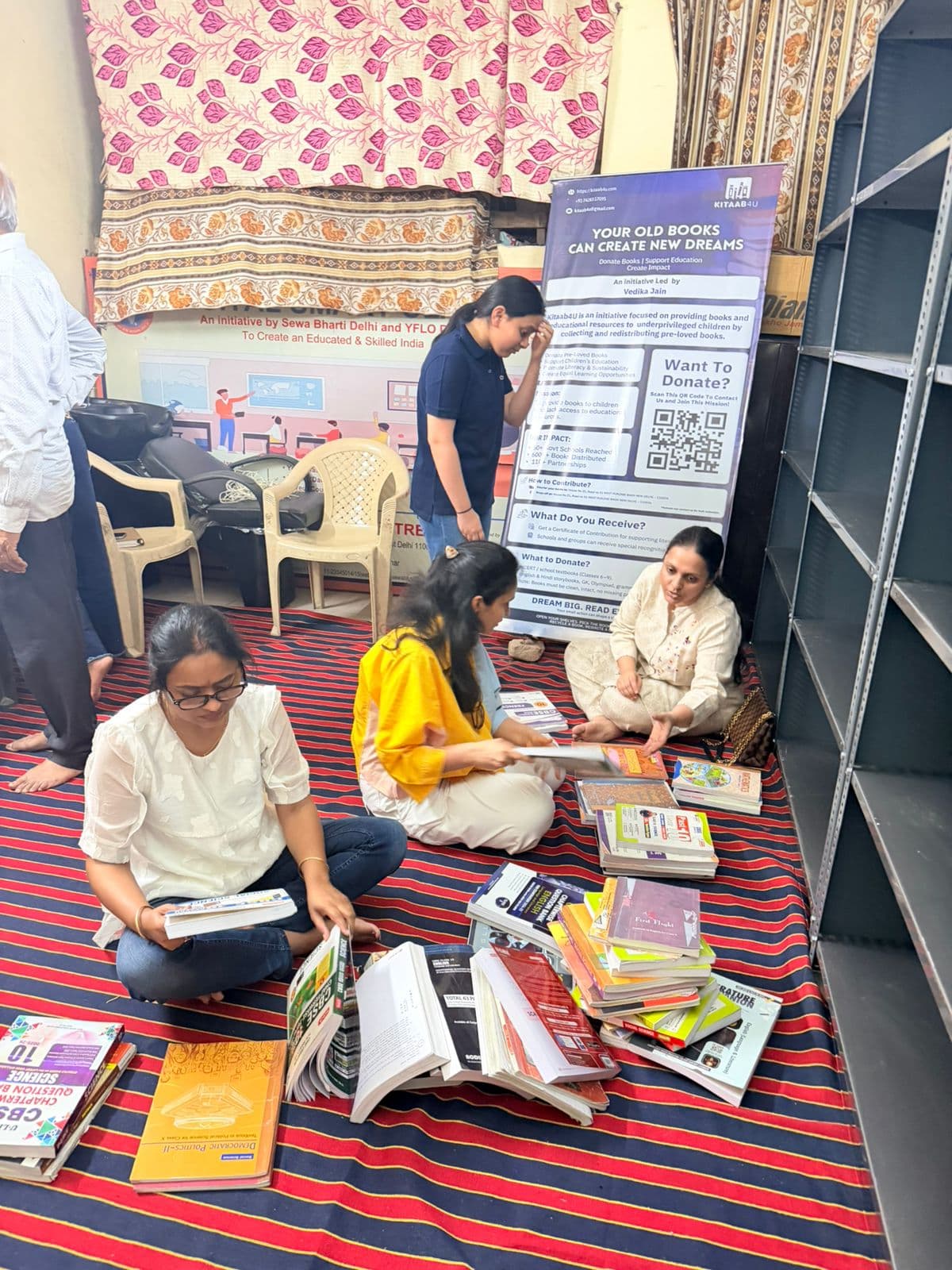 Reading session in progress